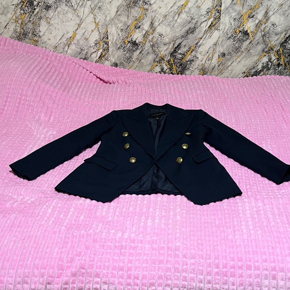 Banana Republic Factory Navy Blazer with Gold Buttons